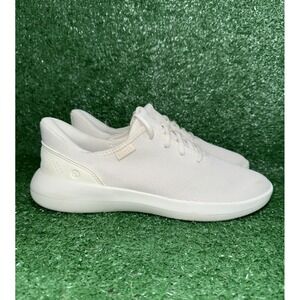 Kizik Madrid Eco-Knit White Hands Free Slip-On Sneakers Shoes Womens 9 Mens 7.5